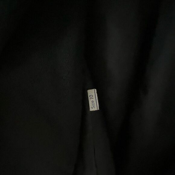 Sears Black Vintage Long Leather Coat Small - Picture 7 of 15